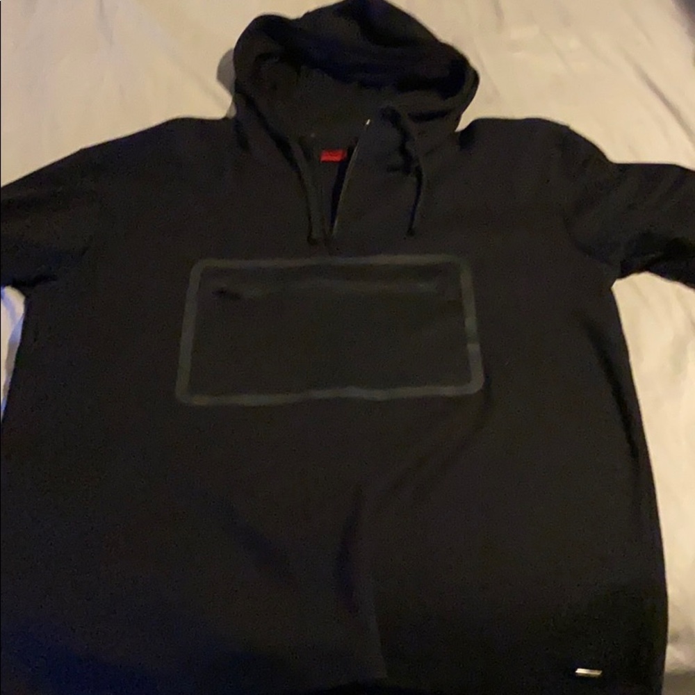 HUGO extremely unique shortsleeved halfzip